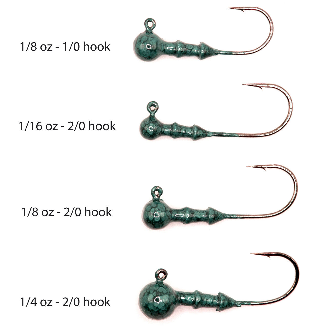 Round Jighead (6 Pack)