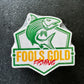 3” Fools Gold Fishing Sticker