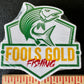3” Fools Gold Fishing Sticker