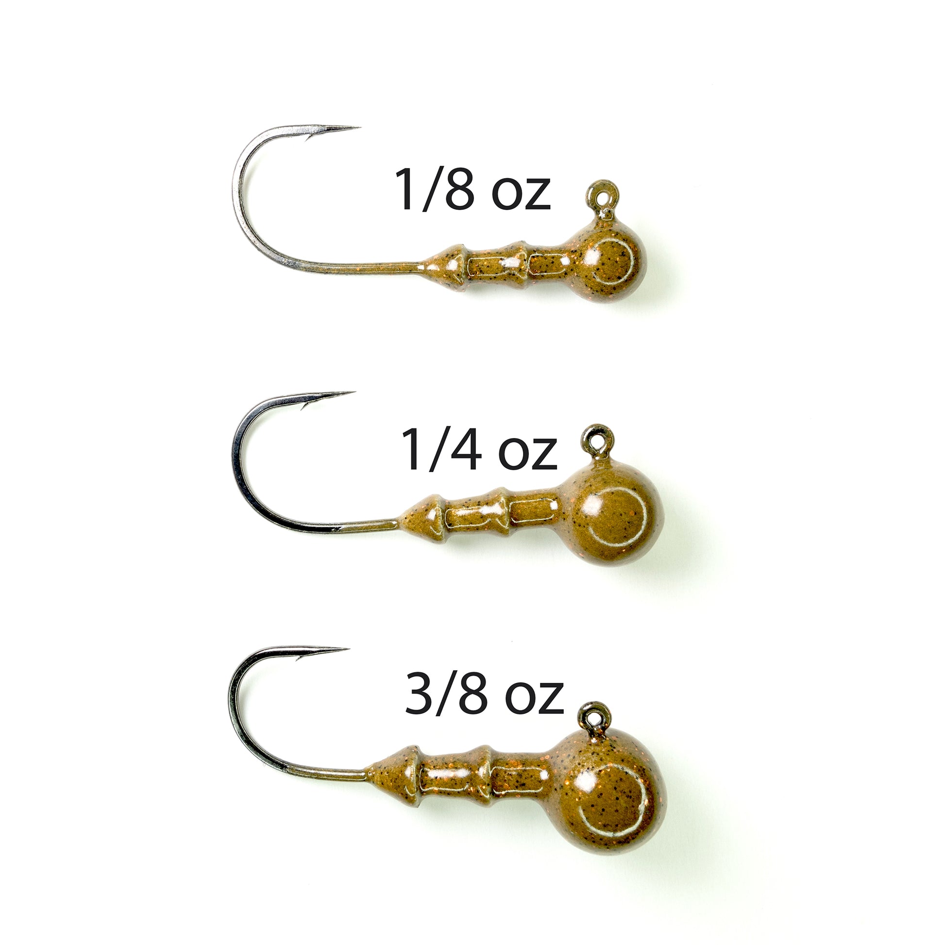 Round Jighead (6 Pack) – FoolsGoldFishing